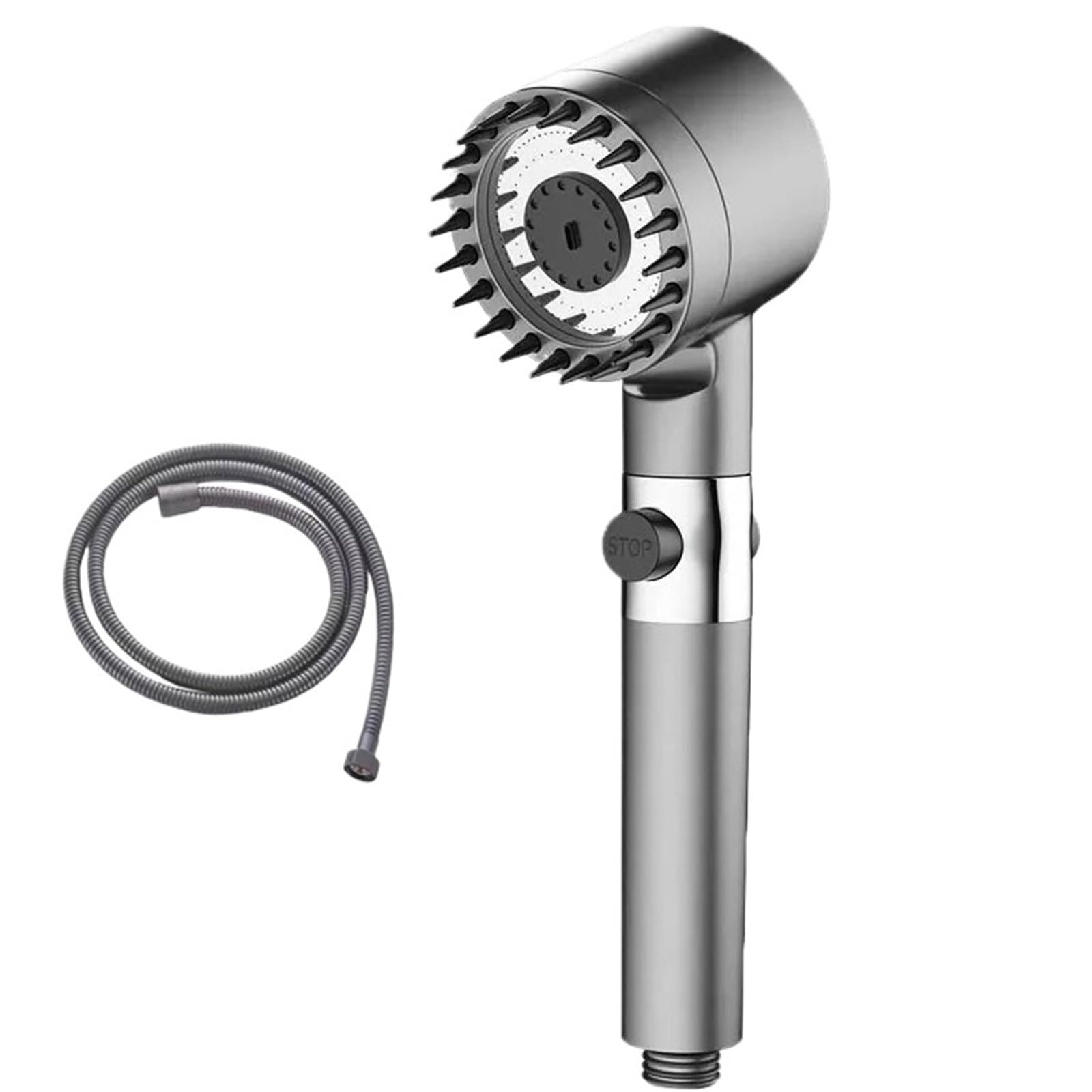 Mdsrfgn Color06 Shower Head Shower Head Kit High Pressure For Hard Water 3-Mode Adjustable Spray With Massage Bathroom(Color06)