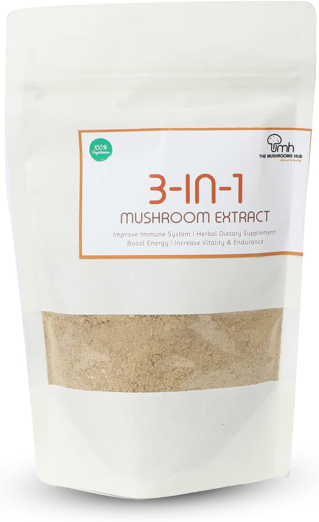 The Mushrooms Hub 3 - in - 1 Mushroom Extract Powder