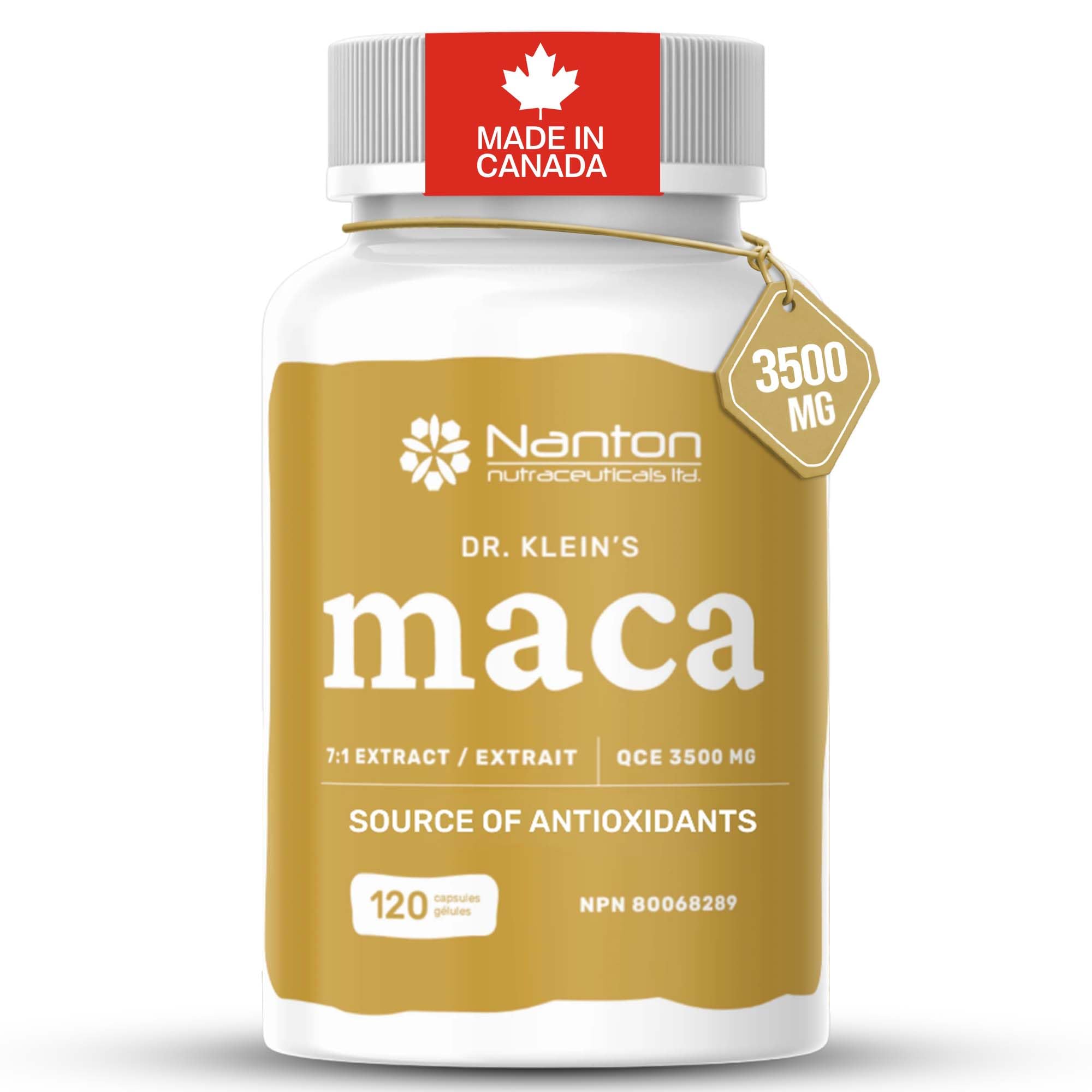 Maca Root Capsules for Women and Men - 7:1 Ratio 3500mg Maca Root