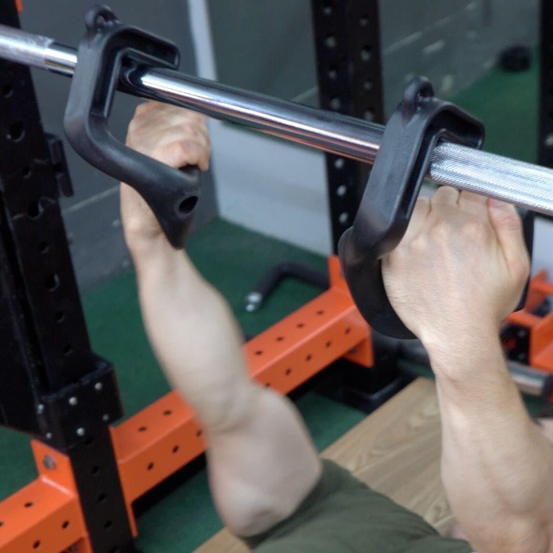 KENSUI Swissies S V2 Max - Angled Supinated Grip Attachment for Pull-Up Bars, Bands, Cables & Barbells - Ergonomic Fin-Shaped Palm Support - Heavy Duty Up to 800lbs & Non-Slip (Pair)