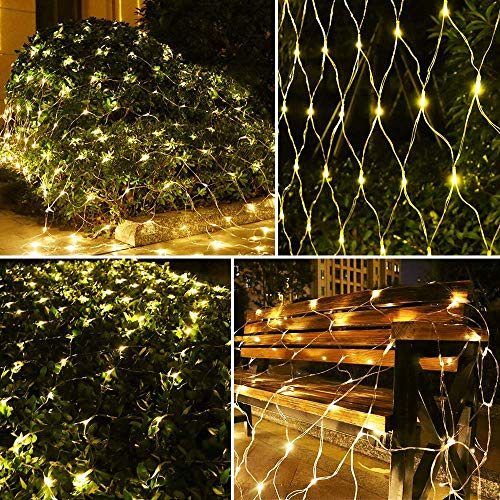 Lexton 790 LED Fairy String Lights ⎸9 Different Modes for Festival Decoration and Indoor and Outdoor Decoration (Yellow) 7 61FjJNOVIDL