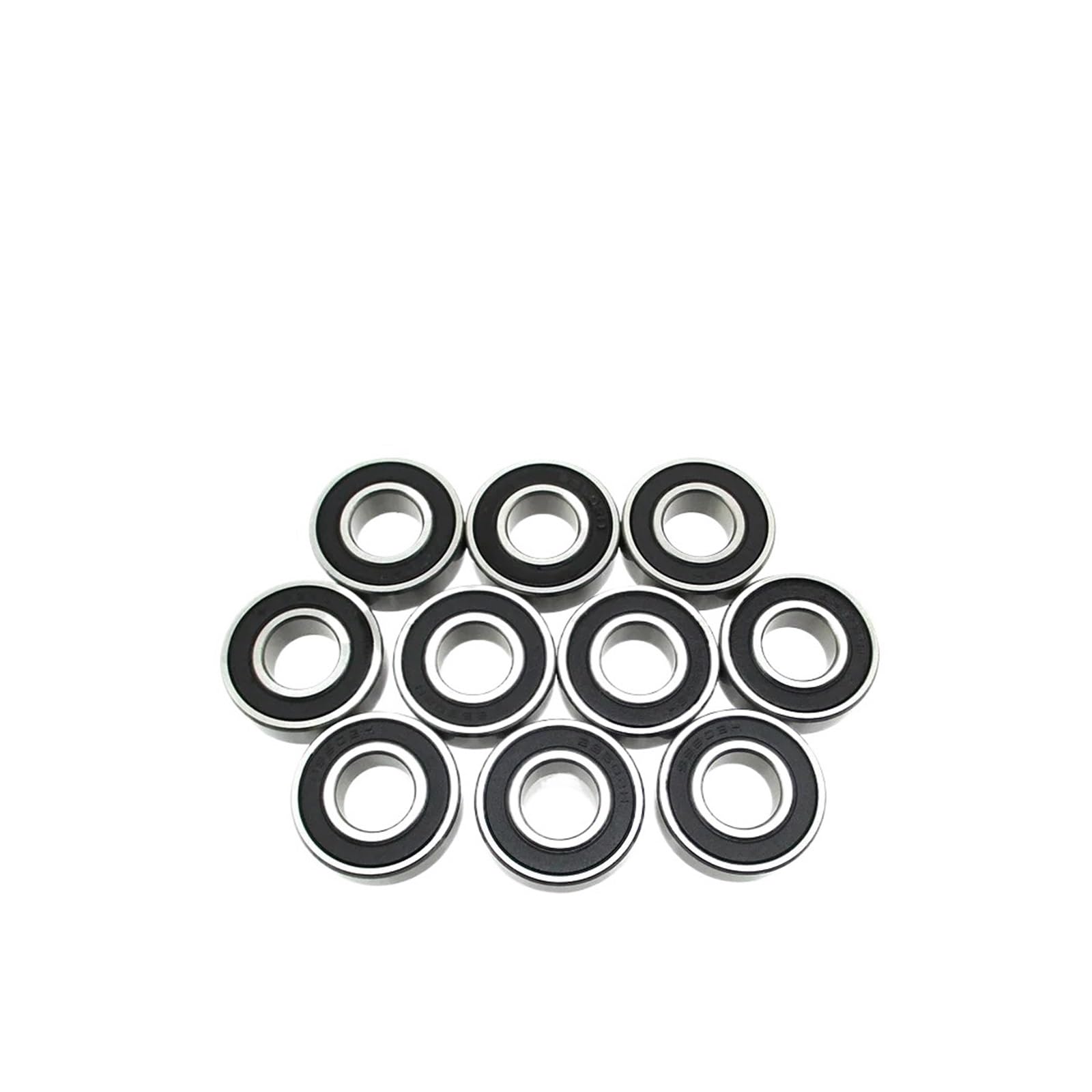 99502H Rodamiento de bolas radial, 5/8" x 1-3/8" x 0.433" con 2 sellos de goma(10 PCS)
