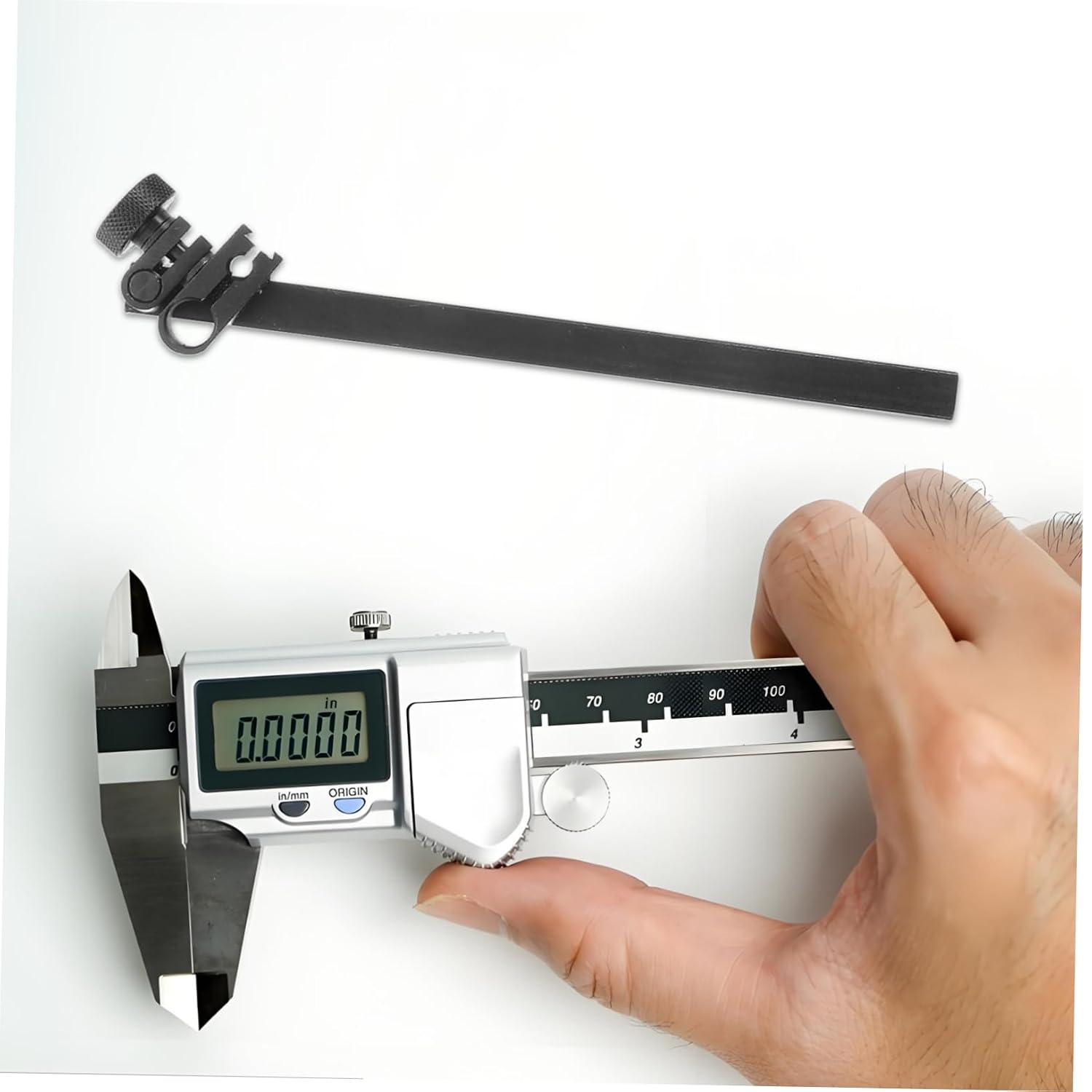 Dial Indicator Extension Rod Stair Measuring Tool Indicator Bar Replacement Height Gauge Extension Pole User-Friendly Design for Precise Measurements