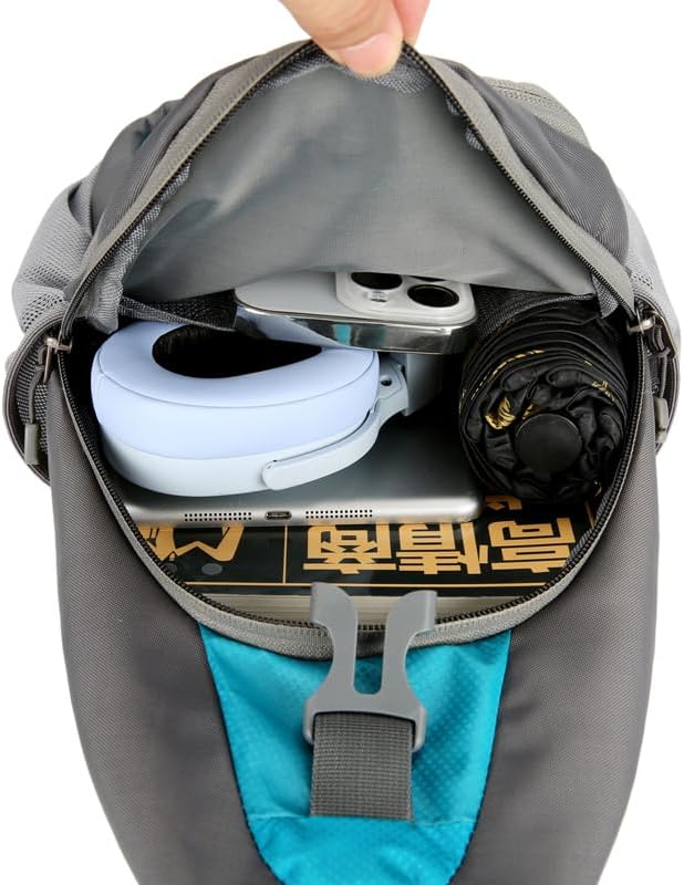 Small Crossbody Sling Backpack Hiking Daypack Lightweight Casual Shoulder Chest Bag Multiple Pockets Outdoor Travel - Image 7