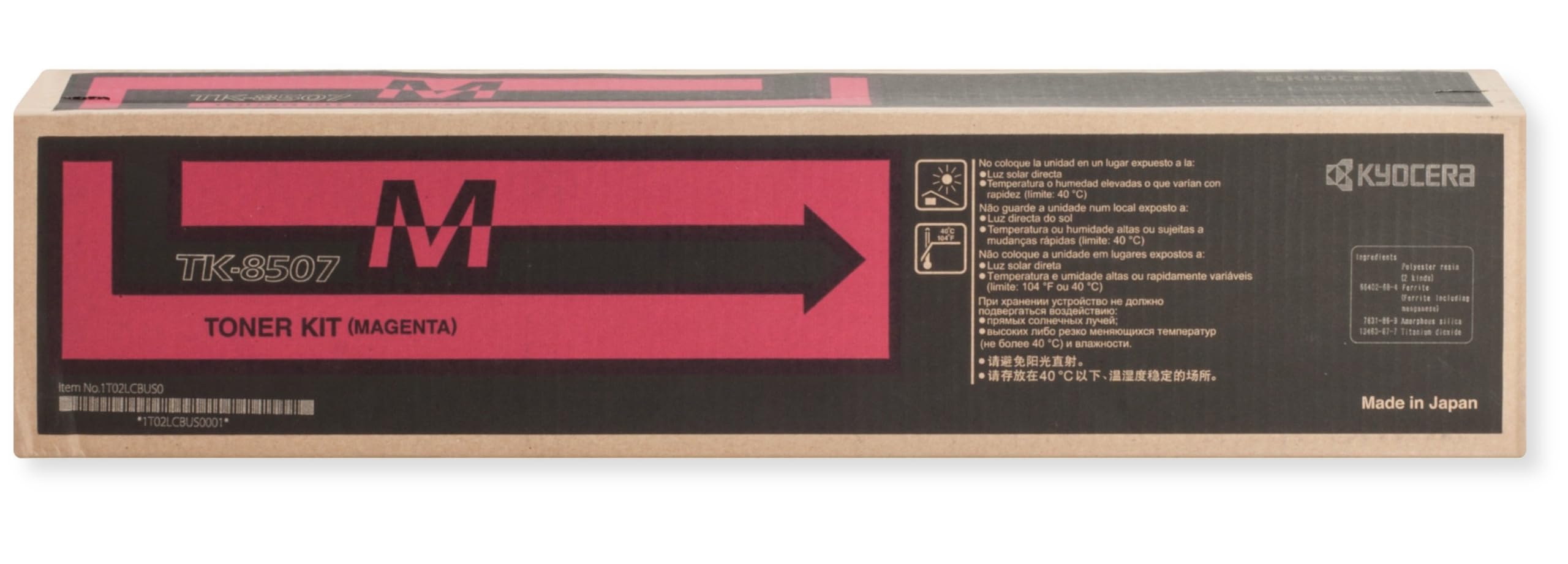 Amazon.com: Kyocera 1T02LCBCS0 Model TK-8507M or TK-8509M Magenta