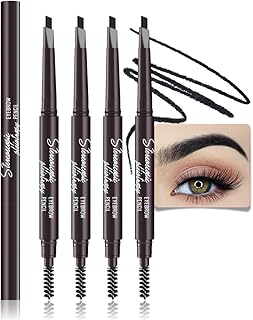 4 piezas de lápices de cejas retráctiles defi...