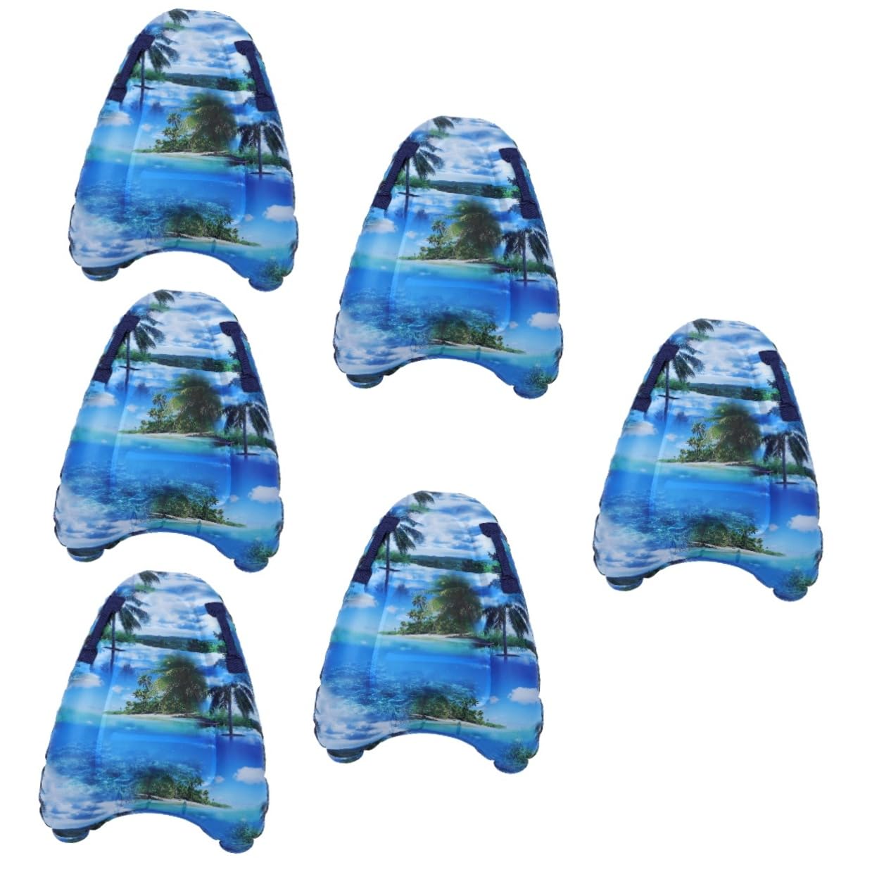 BESPORTBLE 6 Piezas Tabla de Surf Inflable inflables Piscina para niños Tabla Surf Hinchable Tabla de Surf Hinchable Juguete Tabla de Surf Flotante Inflable Almohadilla de natación Flotante