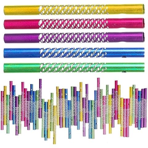 Yardwe 50pcs Metal Wind Chime Kit Cover