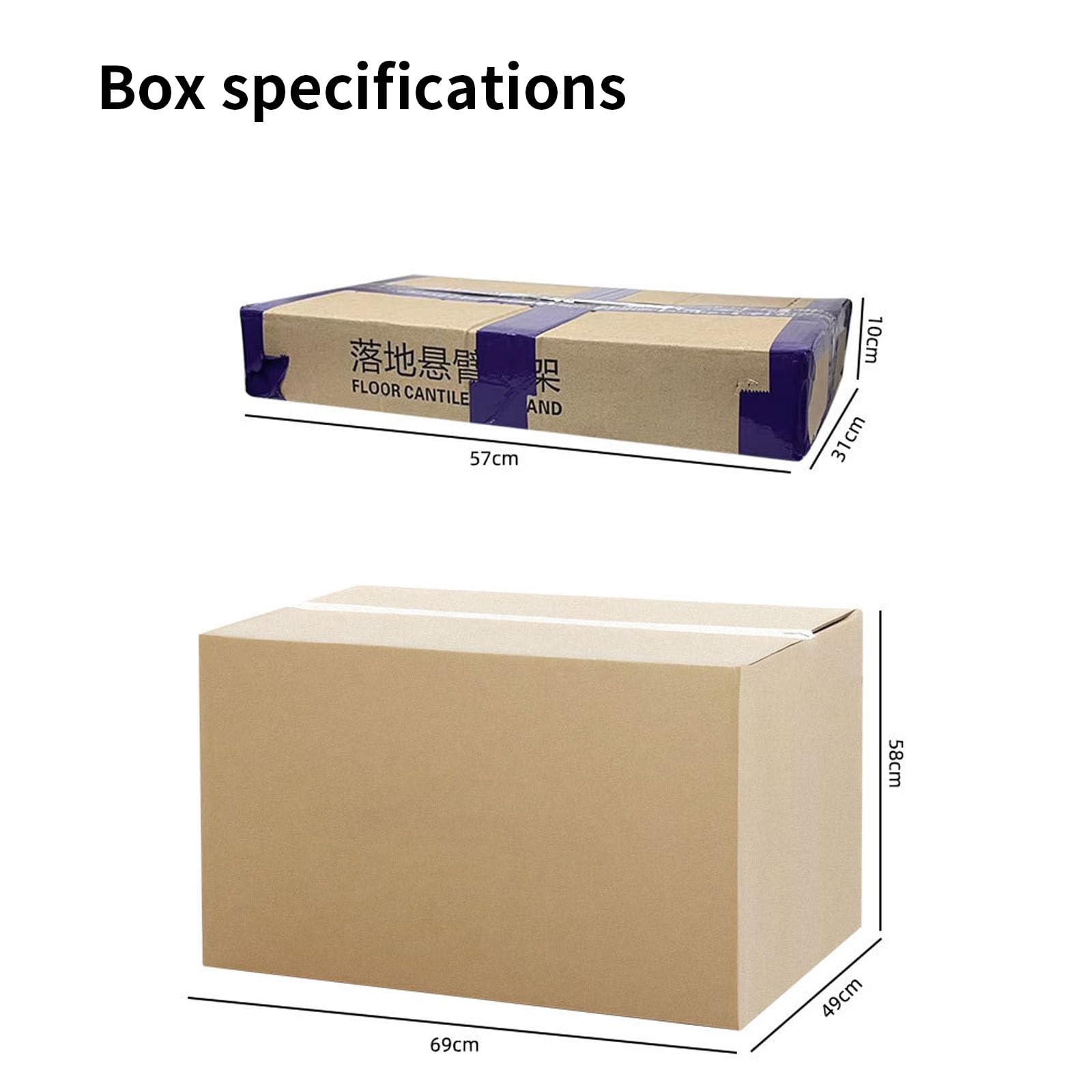 Brazo flexible multidireccional de sujeción para teléfono, soporte de suelo para creador de contenido, durabilidad, base de metal ABS, configuración rápida, soporte de suspensión ABS+metal, compatible