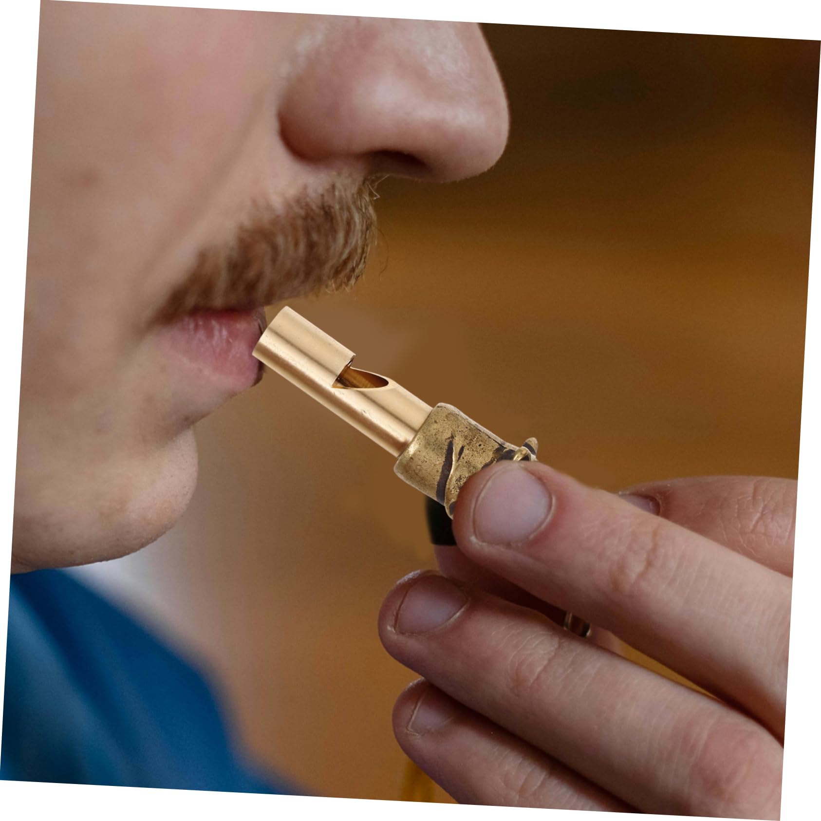 FOYTOKI Decorative Hiking Whistle Emergency Whistle Keychain for Outdoor Enthusiasts