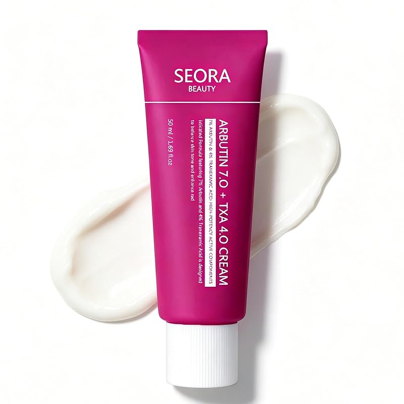 Creme hidratante facial Seora Beauty com arbutina e ácido tranexâmico, 50 mL