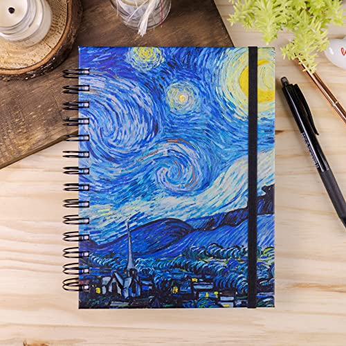 Sketchbook Caderno para Desenho e Aquarela Folhas de 240g - Céu Estrelado - Vicent Van Gogh