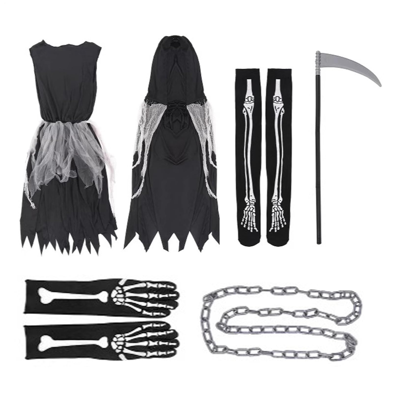 Costumi di Halloween per Bambine e Ragazze Mantello con Cappuccio da | Costume da per Vacanze di Halloween, Feste, Festival, Carnevale, Mascherate, Spettacoli