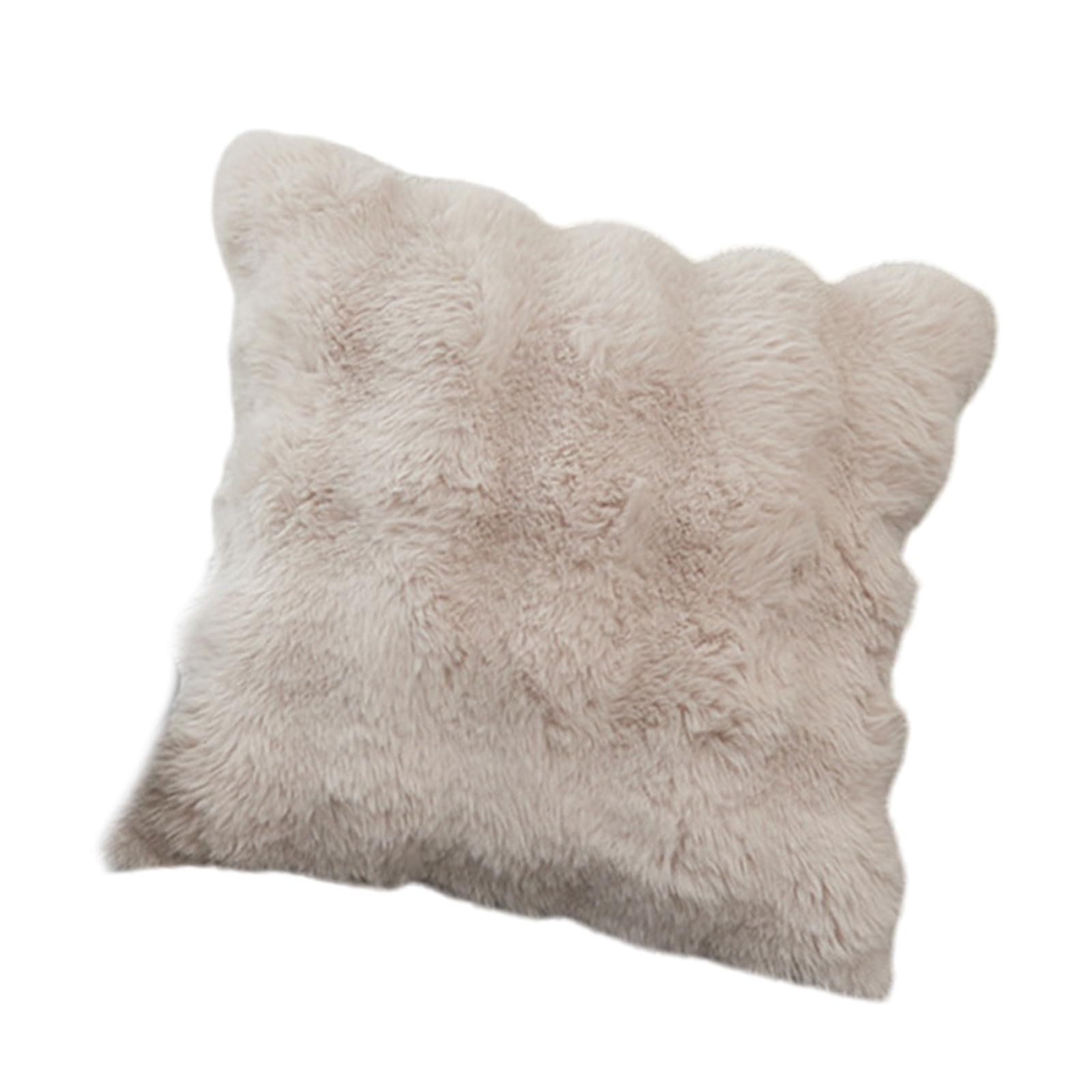 Tsophreniq To Touch Faux Rabbits Furs Cushions Case, Bubble Velvets Throw Pillow Covers for Lounges Plushes Bubble Velvets Cushions Case