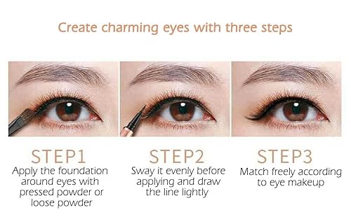 4D Silk Fiber Lash Mascara, Senana Marina Eyeliner & Mascara Set - Black Liquid Eyeliner Pencil/Waterproof Mascara - Sky High Mascara Black Volume And Length Lengthening No Clumping #TOP6