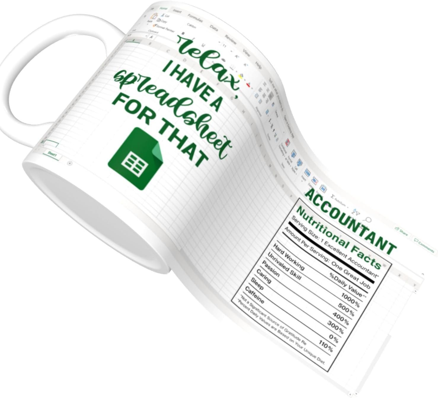 FEIMOT Accountant Gifts Spreadsheet Tumbler, Accountant Gifts for Women Men CPA Coworkers, Ohh This Calls for A Spreadsheet for Boss，Accountants Gift Coffee Mug for Birthday Christmas - Image 4