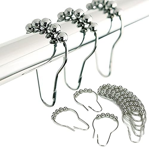 Miniatura 6 de GURUSS Cortina de ducha de elefante, cortinas de ducha impermeables para baño, cortinas de baño para decoración de baño, juego de cortina de ducha