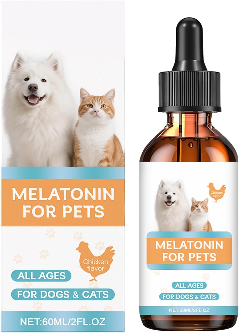 Dog Sedative | 60ml Cat Sleep Support Sedative Calming Aid,Gentle Relaxant Soothing Supplement for Kitten Meowing Aggression Thunderstorm Nail Trimming Grooming Indoor