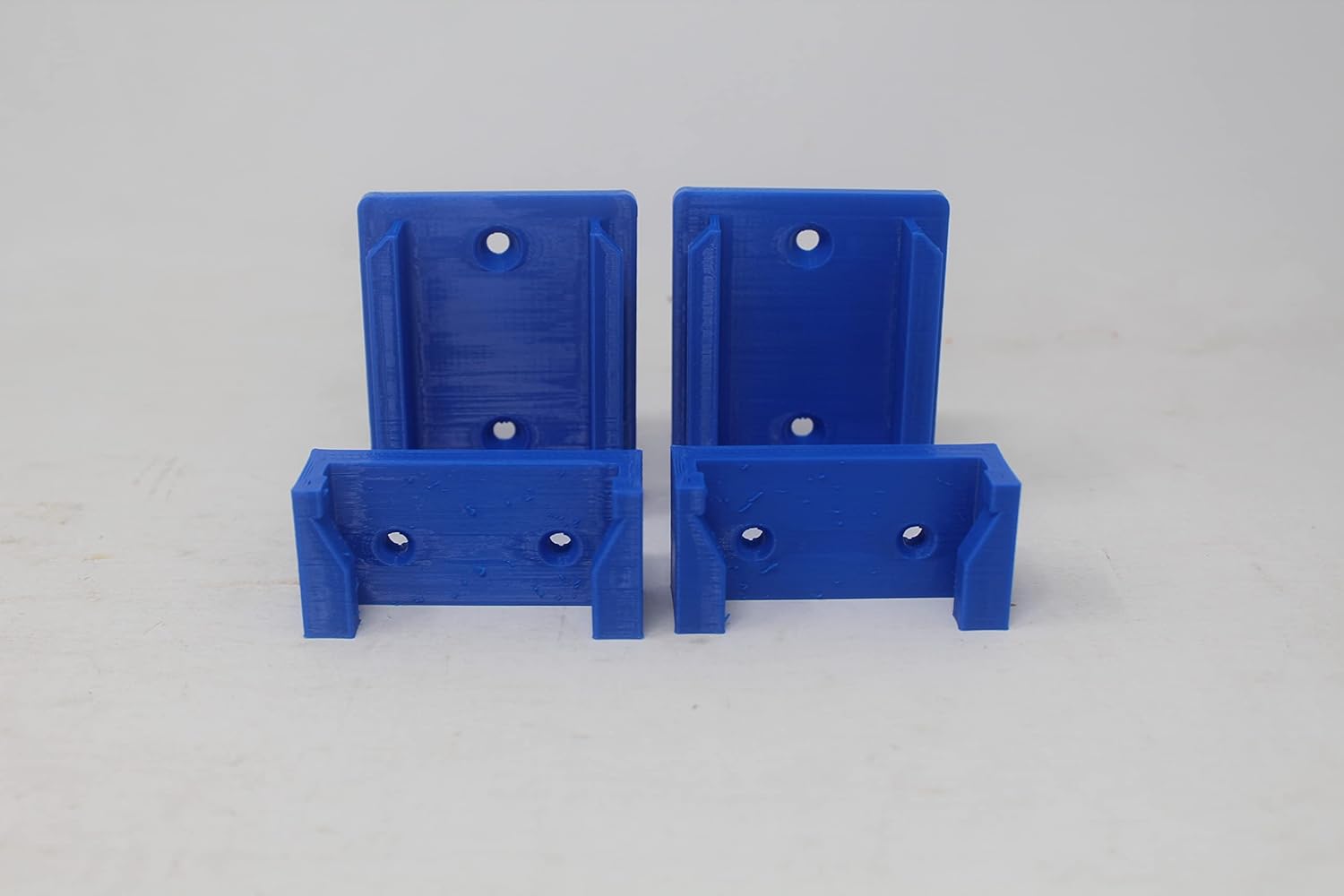 2 Pack Tool and Battery Mount Holder Fit Kobalt 24v Blue Organizers