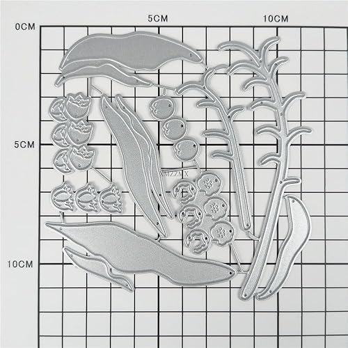 Miniatura 9 de Shadow Lotus - Troqueles de corte de metal de hoja de loto para hacer tarjetas, kit de troqueles en relieve de papel, suministros de bolsillos de