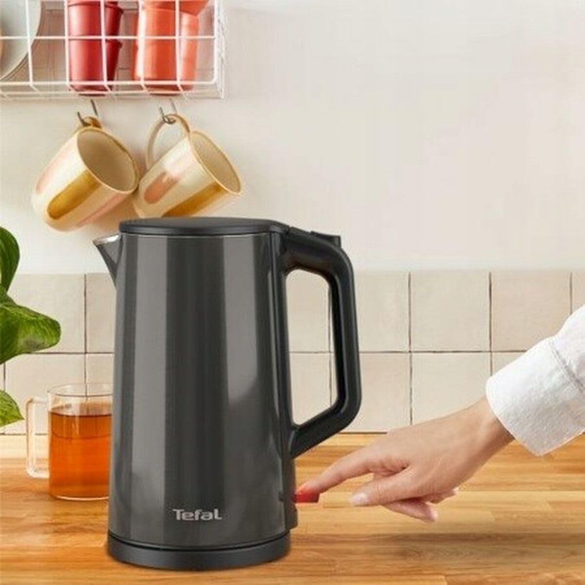 Tefal KI583E Wasserkocher, Graphit, 2000 W, 1,5 l