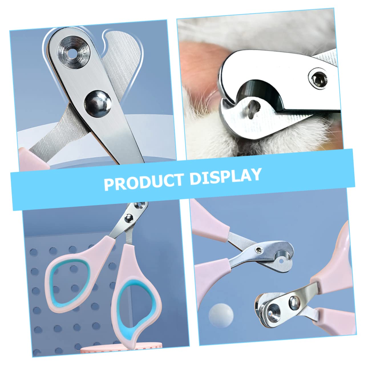 minkissy 5pezzi Tagliaunghie per e Strumento Rifinitura Unghie e Facile Usare Design Antiscivolo Inossidabile e Resistente per Unghie Piccole