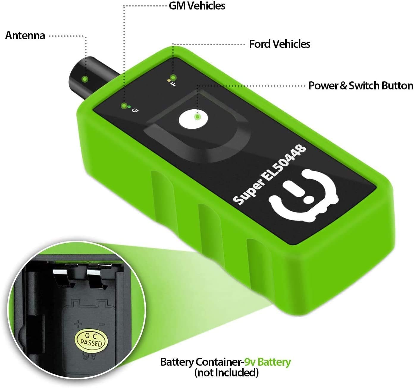 OBDResource Tire Reset Tool Super EL50448 TPMS Outil de Réinitialisation des Pneus Relearn Outil de Surveillance de Pression des Pneus Système d'Activation pour Ford Véhicules