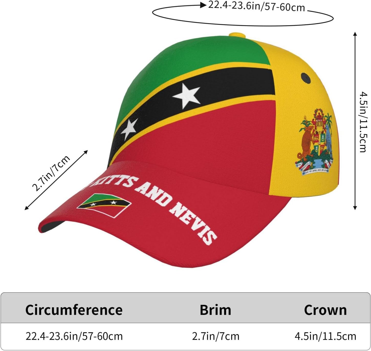 National Flags Baseball Cap for Men Women, Fashion Adjustable Sun Protection Visor Caps Trucker Hat Patriotic Caps - Image 4