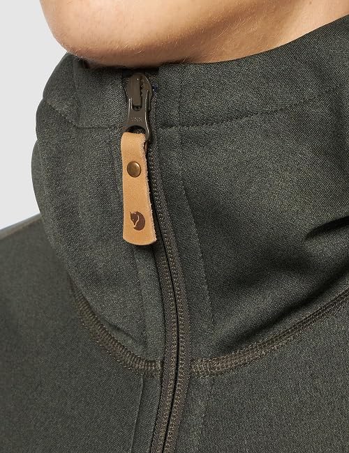 Image of Fjallraven Abisko Men's Trail Full Zip Hooded Fleece - Breathable, Comfortable, Lightweight Fleece Warmth - Hiking, Trekking