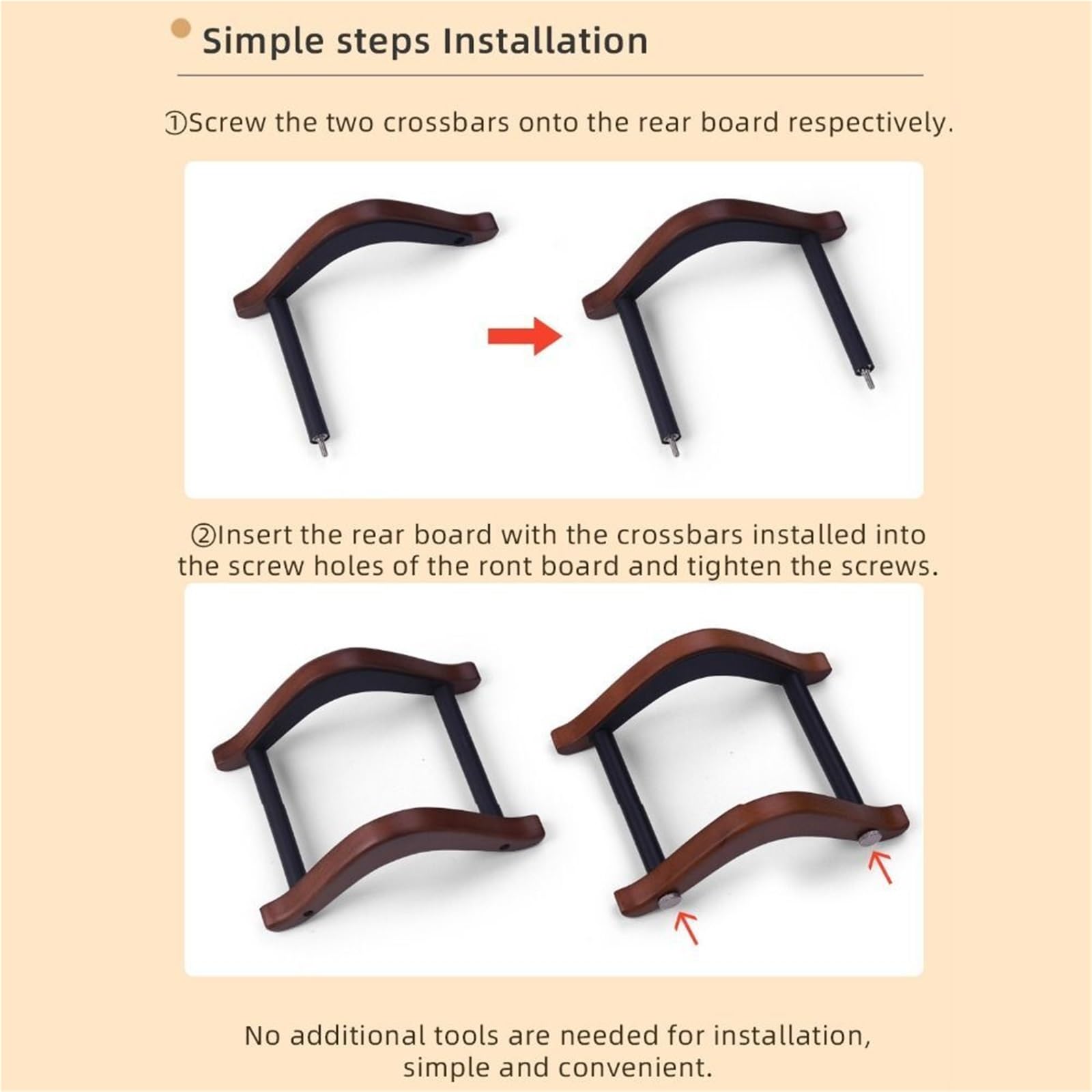 supporto chitarra Wooden Guitar Display Holder Adjustable Width | Guitar Support Stand Protection Non Slip Ukuleles Bracket Universal
