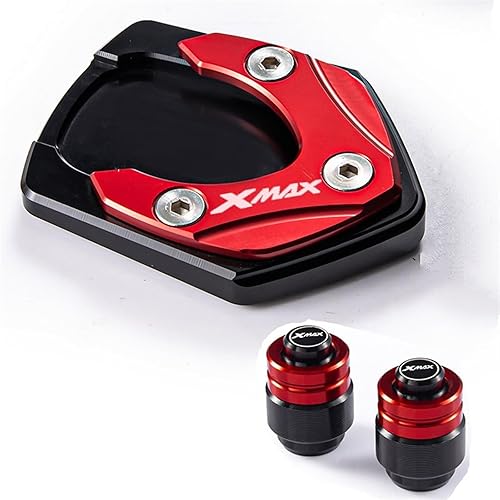 Miniatura 7 de Para Yamaha XMAX 125 250 300 XMAX250 XMAX300 2017-2022 Soporte lateral de motocicleta ampliado Accesorios de placa extendida Trípode extendido