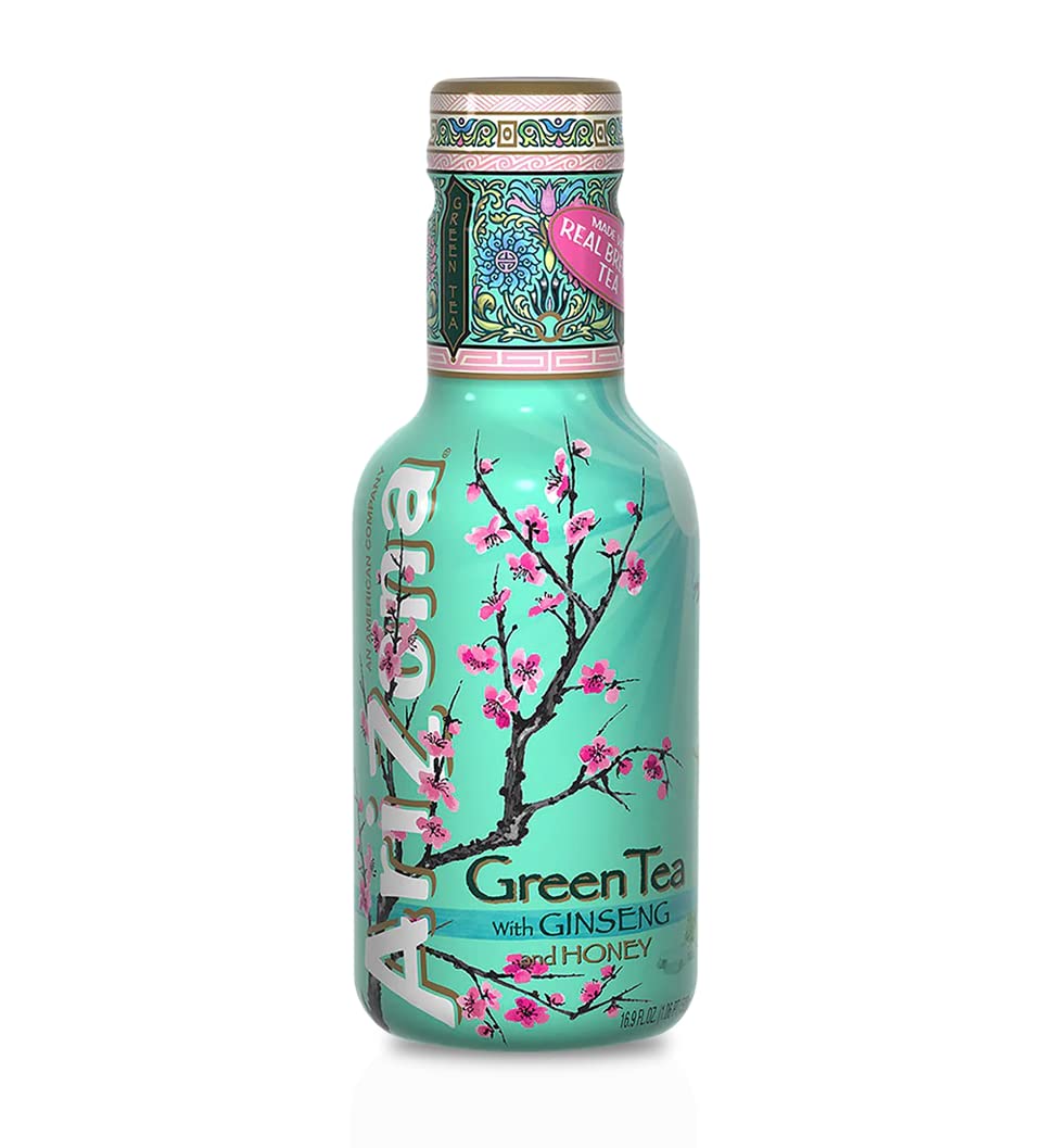 Arizona Original Green Tea with Honey 500 ml (Pack of 6) : Amazon.co.uk ...