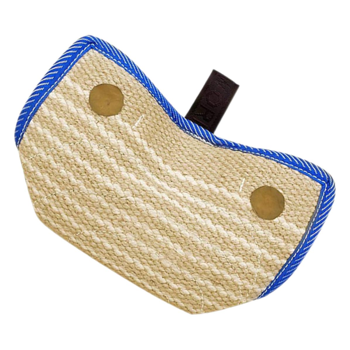 Coussin de mordant en jute ultra-résistant avec poignée ergonomique
