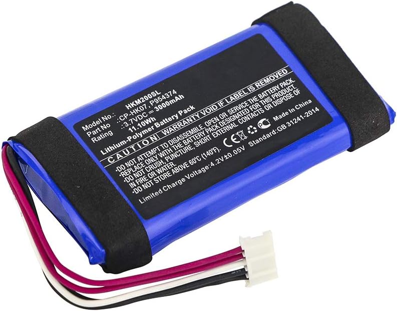 Replacement Battery for Harman KARDON Onyx Mini, CP-HK07, P954374,