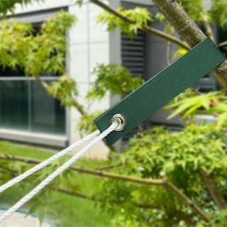 Pack of 5 Windproof Tree Straps, Newly Planted Trees Nursery, Hurricane Proof Fixed Ties - Green