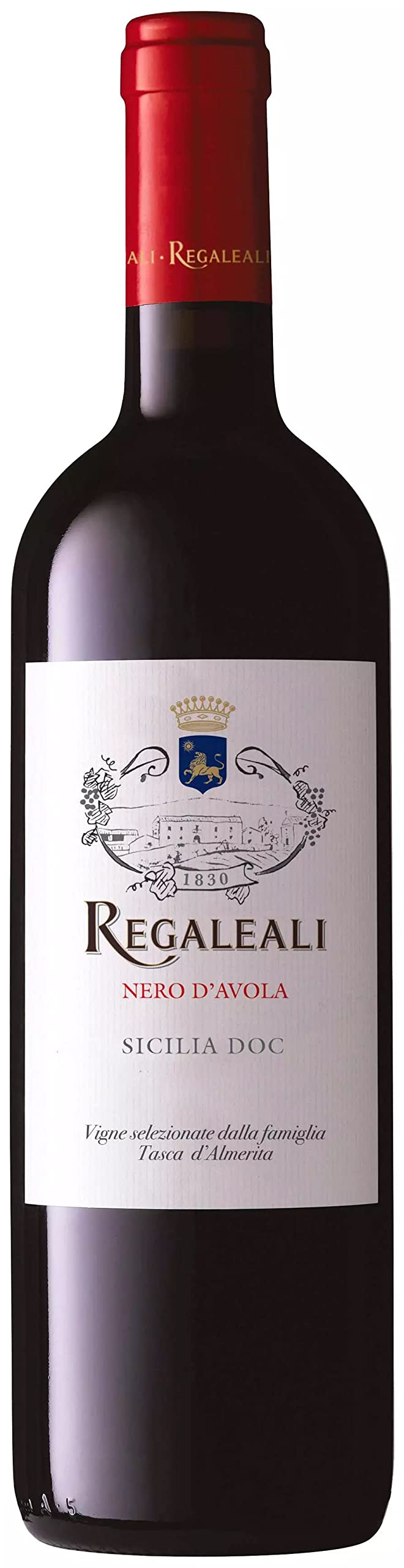 Regaleali Nero d'Avola Sicilia DOC trocken, Rotwein aus Italien (1 x 0.75 l)