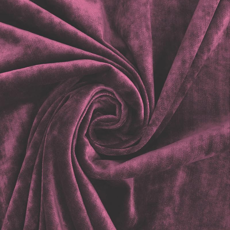 SANA SLEEP Cairo Naple Suede HeadBoard - Luxury 20" Upholstered Design for Divan Beds - Multiple Fabric Options for Bedroom and Hotel Furniture - 4FT Small Double - Plum