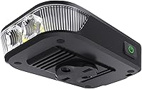 RAVEMEN FR500 500-Lumen Bike Front Light - Garmin/Wahoo Compatible, Day/Night Visibility, Auto On/Off, USB-C for Urban Road Cycling
