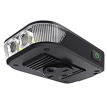 RAVEMEN FR500 500 Lumen Fanalini Anteriori per Bicicletta, Compatibile con Garmin, Wahoo Ciclocomputer, Diurna e Notturna Visibile Lateralmente 6 Modalità per ciclismo su Strada e Urbano IPX6