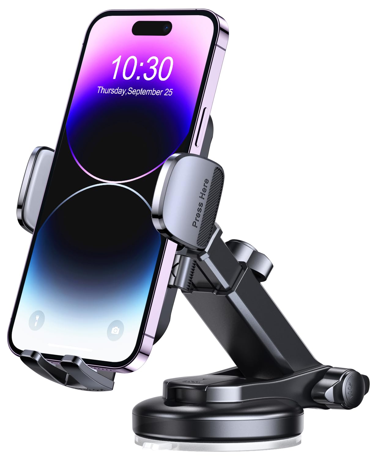 Mohard Porta Cellulare Auto, Supporto Con Ventosa Ultra Forte, Regolabile 360°, Per Smartphone 4-7 Pollici - Foto 4