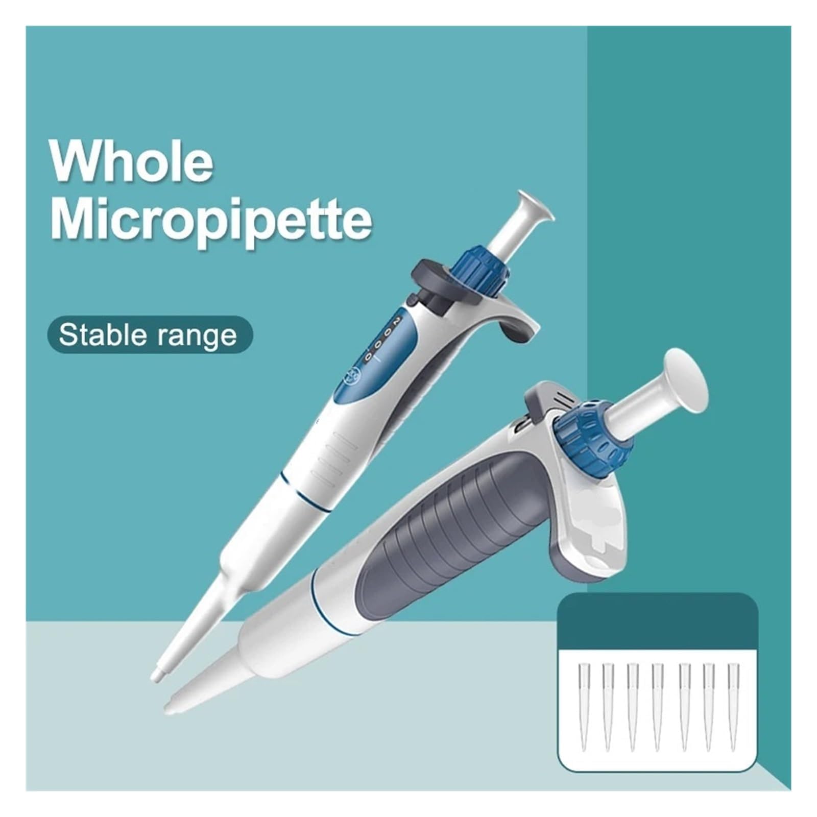 COYEUX Laborpipetten, manuelle Einkanal-Mikropipette, hochpräzise mit digitalem Fenster, für die wissenschaftliche Forschung