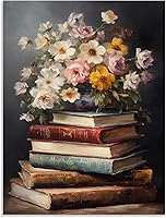 Vista 1 de Kits de punto de cruz estampado para adultos - Kits de bordado de flores de libro para principiantes adultos, 11 CT patrones dimensiones kits