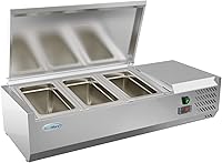 Vista 2 de KoolMore SCDC-3P-SG Refrigerador comercial, 40 pulgadas, plateado