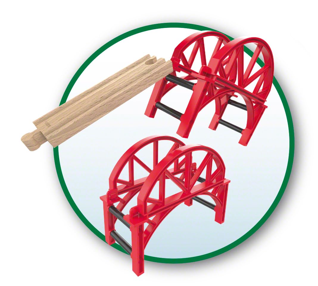 BRIO World 33887 Großes Lagerhaus-Set mit Aufzug - Zubehör Holzeisenbahn - Konstruktionsspielzeug empfohlen für Kinder ab 3 Jahren