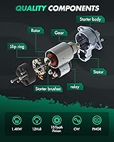 Vista 5 de SCITOO Arrancadores SFD0001 323-508 3268N aptos para Ford Country Squire/Crown Victoria 1990 1991 5.0L para Ford Thunderbird 1989-1997 3.8l