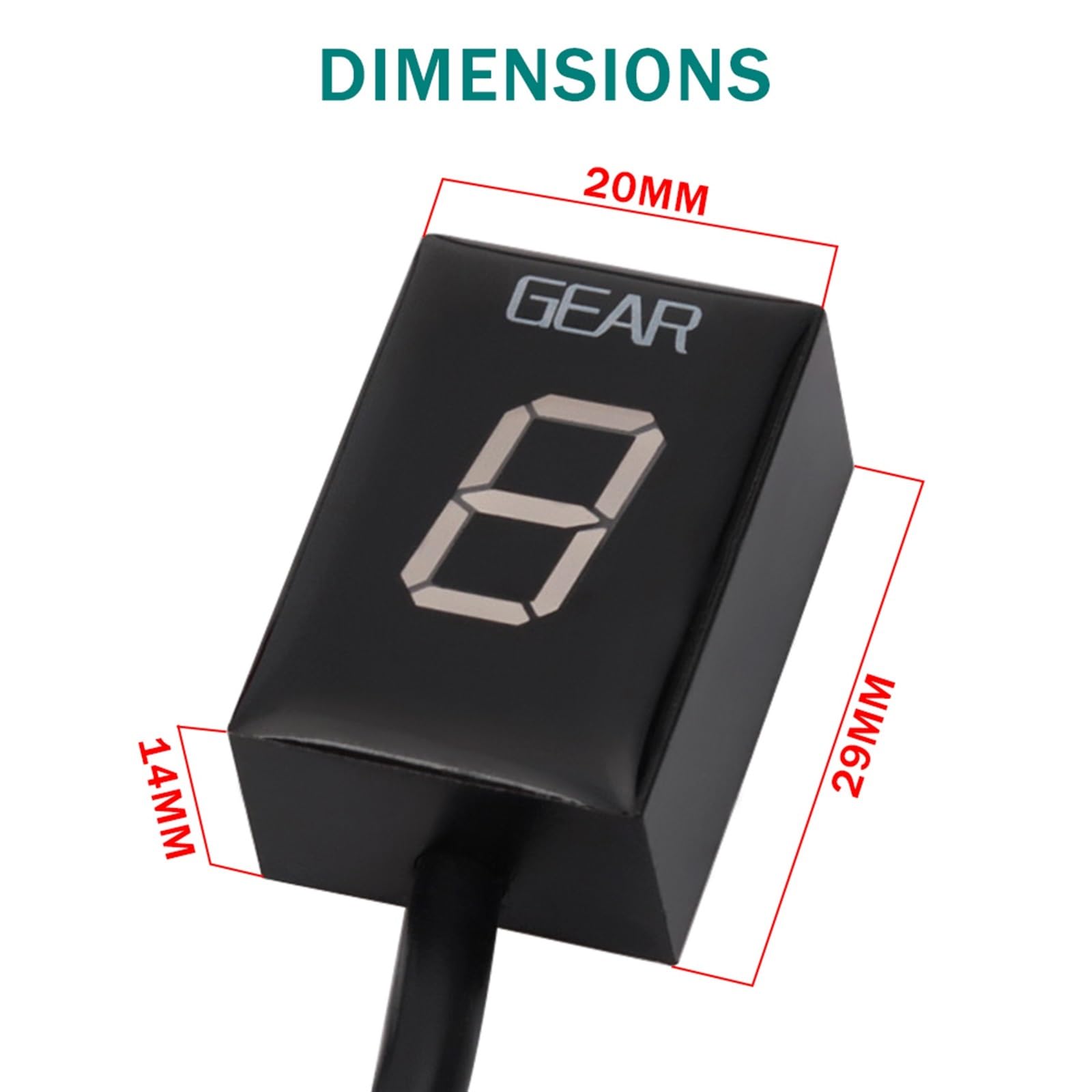 For 690 Enduro 2015 Duke690 690 Duke 690 2008 2009 2010 2011 2012 Moto Indicatore di Marcia Accessori Display della Marcia Meter Indicatore di marcia per moto(Bracket-Black)