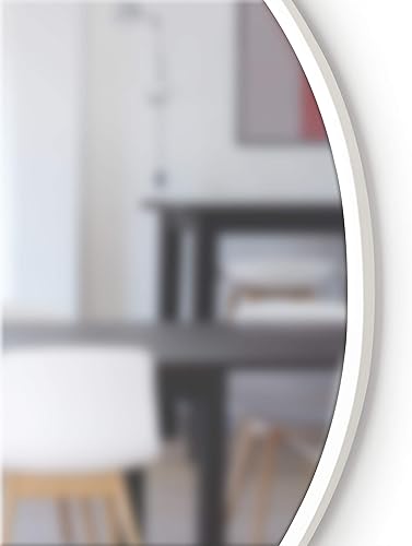 Vista 44 de Umbra - Espejo con marco de goma para entrada, de 18 pulgadas, color negro