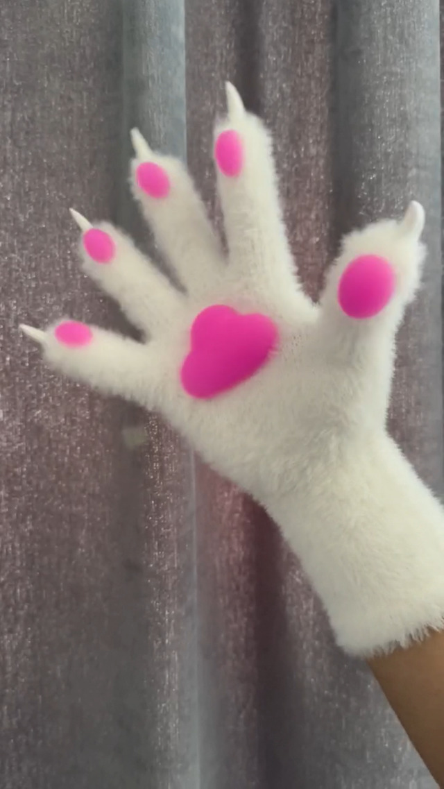 Amazon.co.jp: [SCLMRO] ケモノ 着ぐるみ 手袋 、肉球 蛍光、動物