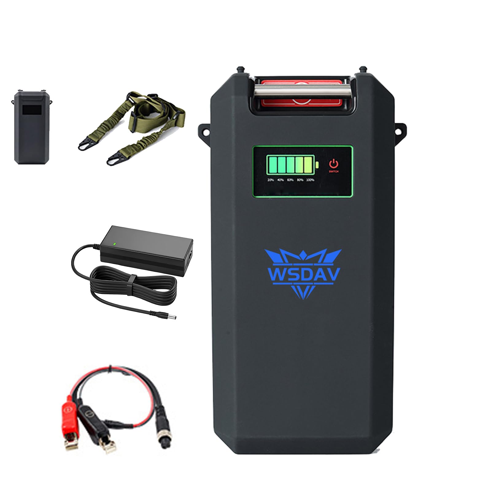 Batería para Carrete de Pesca eléctrico de 14,4 V y 6800 mAh, y de 14,8 V y 7500 mAh a 20000 mAh para carretes de Pesca eléctricos y de mar, con Cargador.,14.8v 20000mah