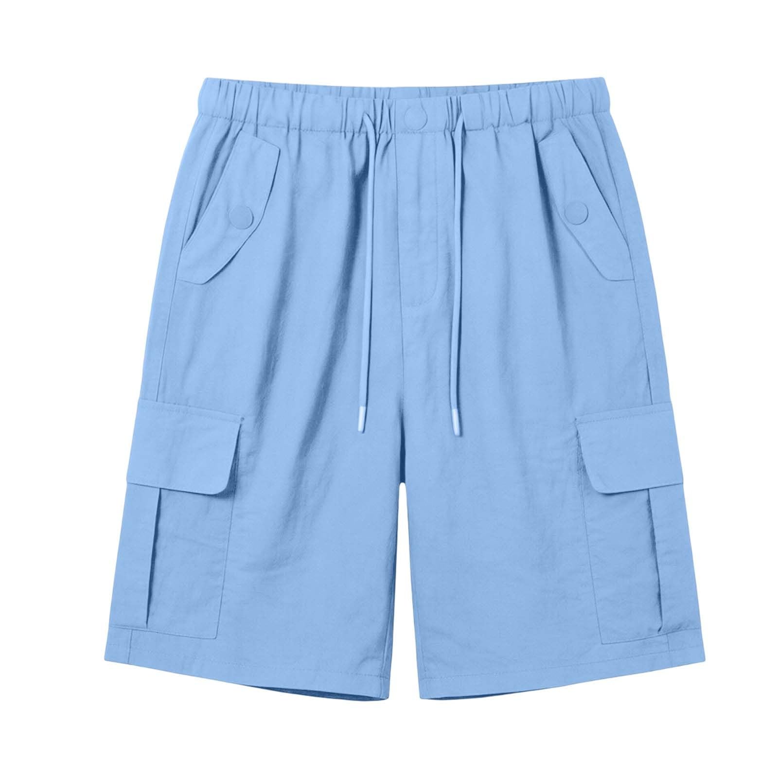 Pantalones Cortos Cargo Informales para Mujer con Cintura Ajustable y Bolsillos Laterales Ideales para Actividades Diarias en Verano